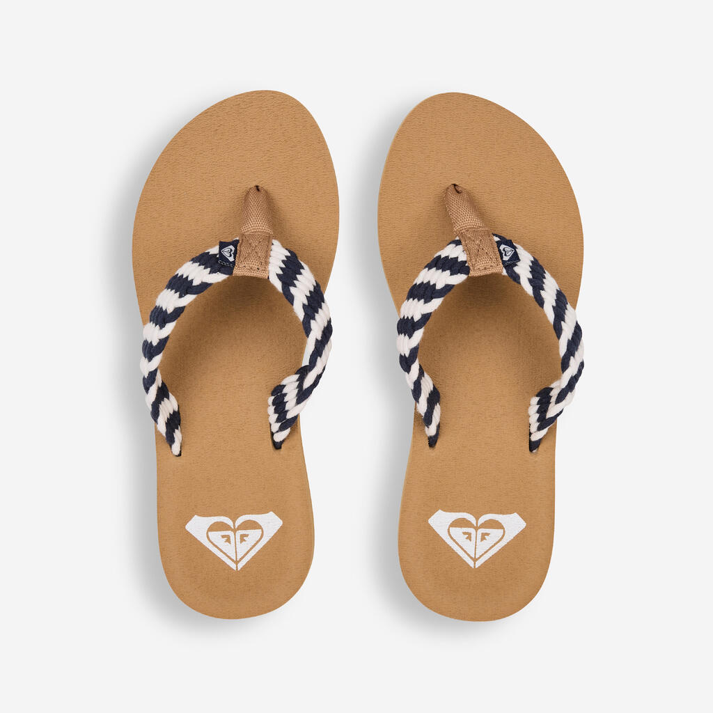 Women's flip-flops - Porto blue white